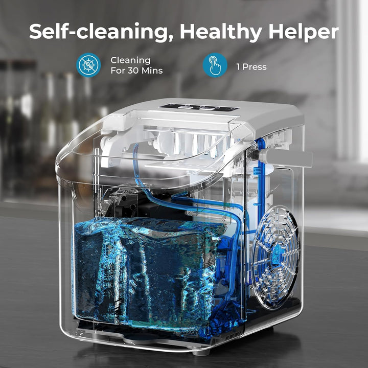 Countertop Ice Maker, 26 lbs/Day ice Production 58012RIM0 - Kismile