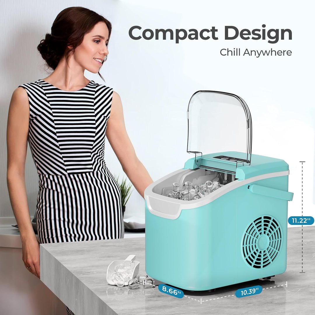 Countertop Ice Maker, 26 lbs/Day ice Production 58012RIM0 - Kismile