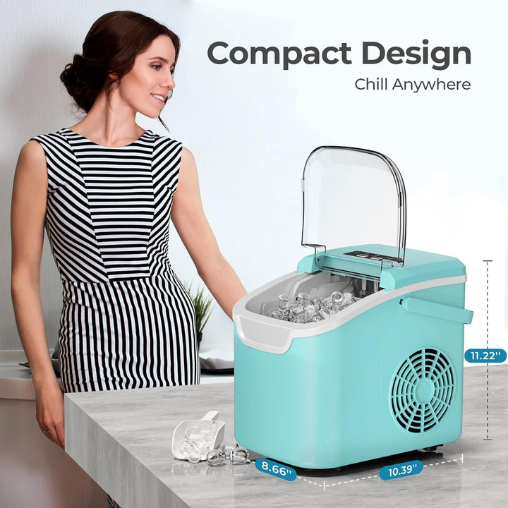 Countertop Ice Maker, 26 lbs/Day ice Production 58012RIM0 - Kismile