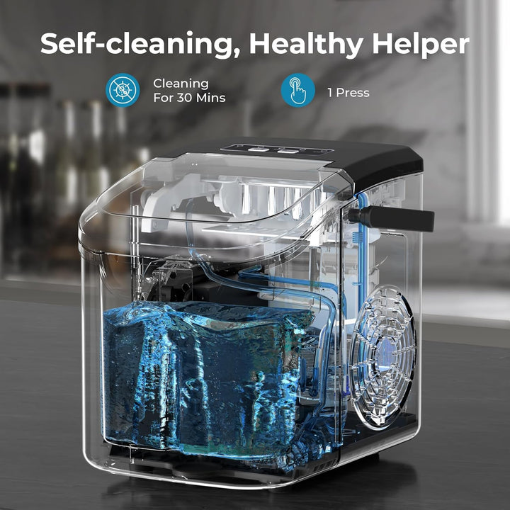 Countertop Ice Maker, 26 lbs/Day ice Production 58012RIM0 - Kismile