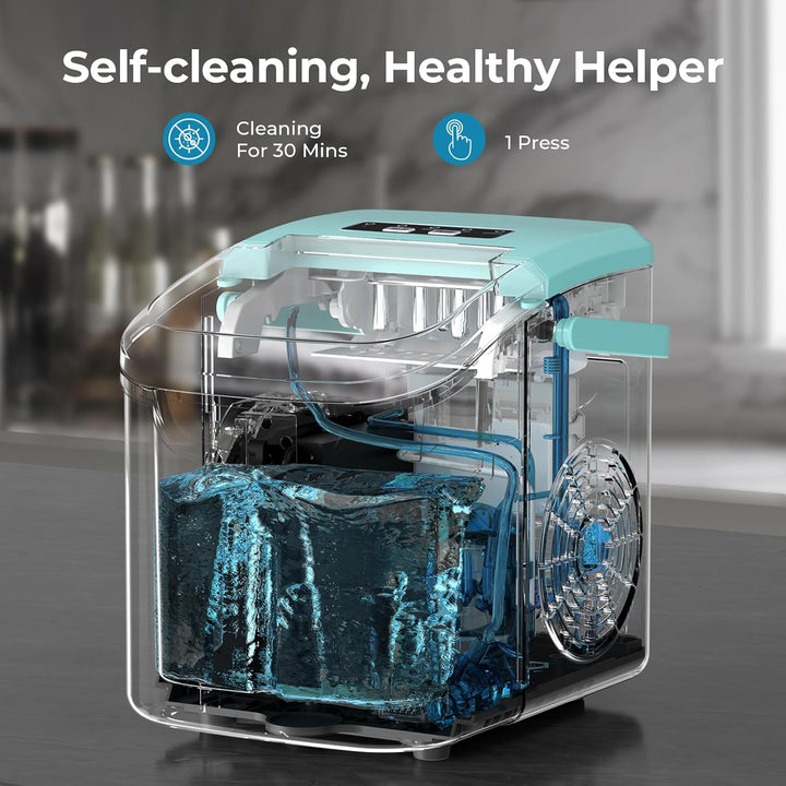 Countertop Ice Maker, 26 lbs/Day ice Production 58012RIM0 - Kismile