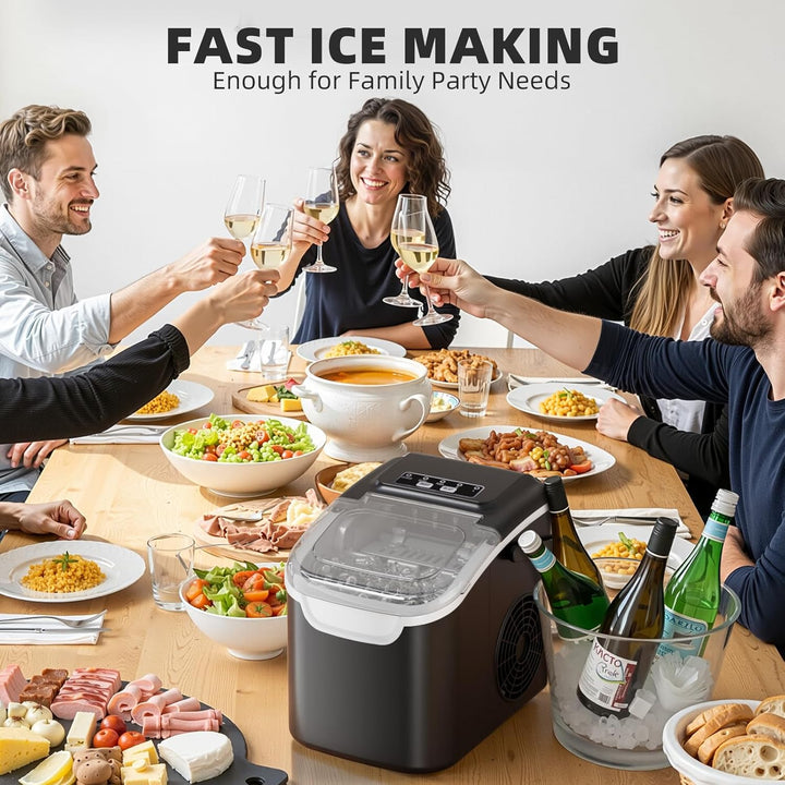 Countertop Ice Maker with Handle 58012RIM1 - Kismile