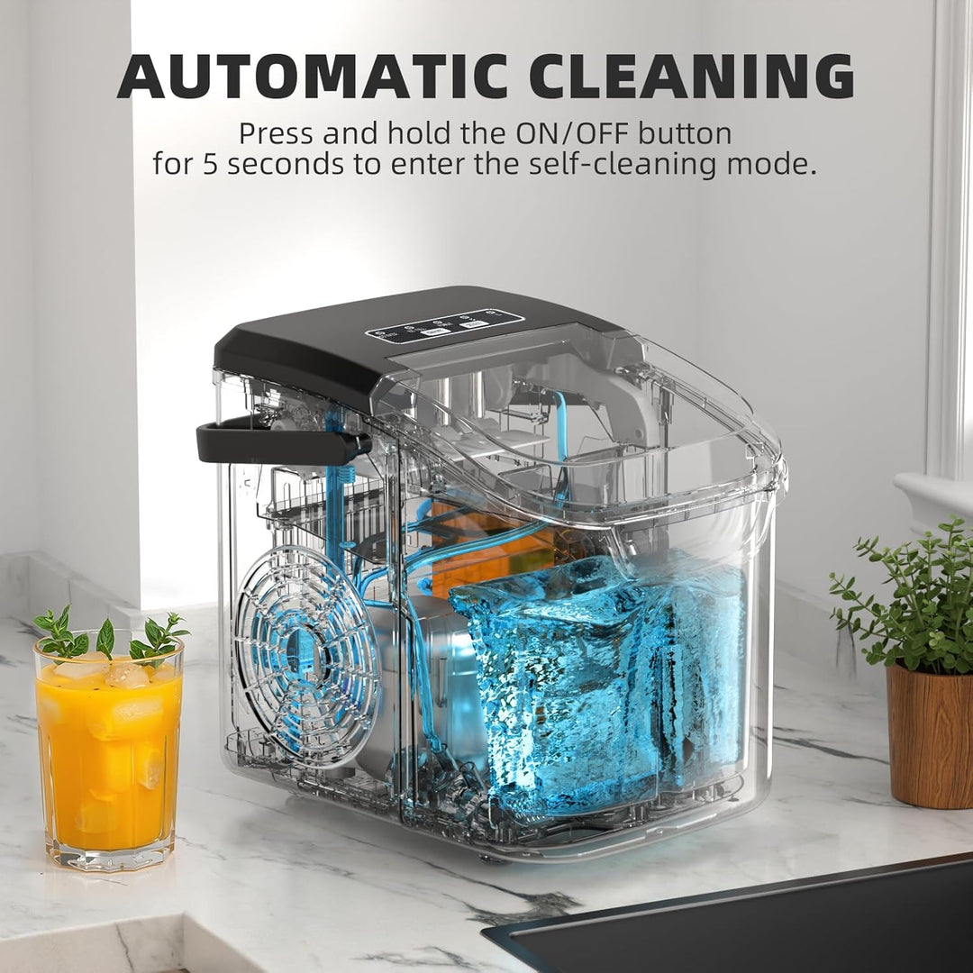 Countertop Ice Maker with Handle 58012RIM1 - Kismile