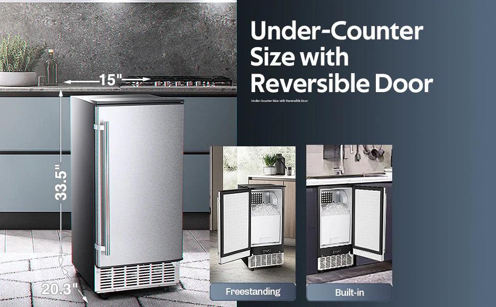 Built-in Undercounter Commercial Ice Maker - Kismile