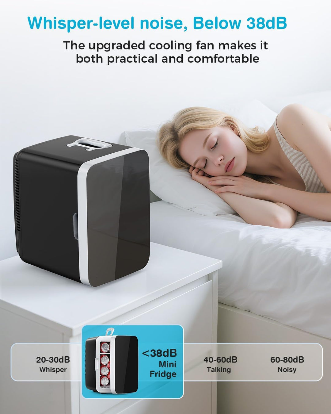 Kismile 10L Compact Mini Fridge F3410 - Kismile