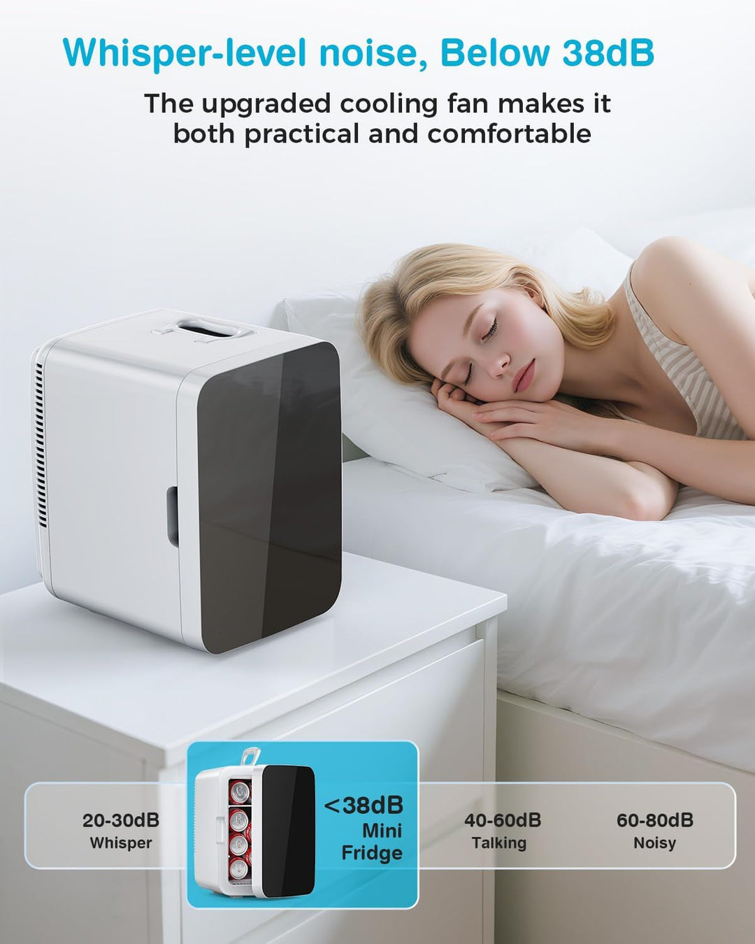 Kismile 10L Compact Mini Fridge F3410 - Kismile