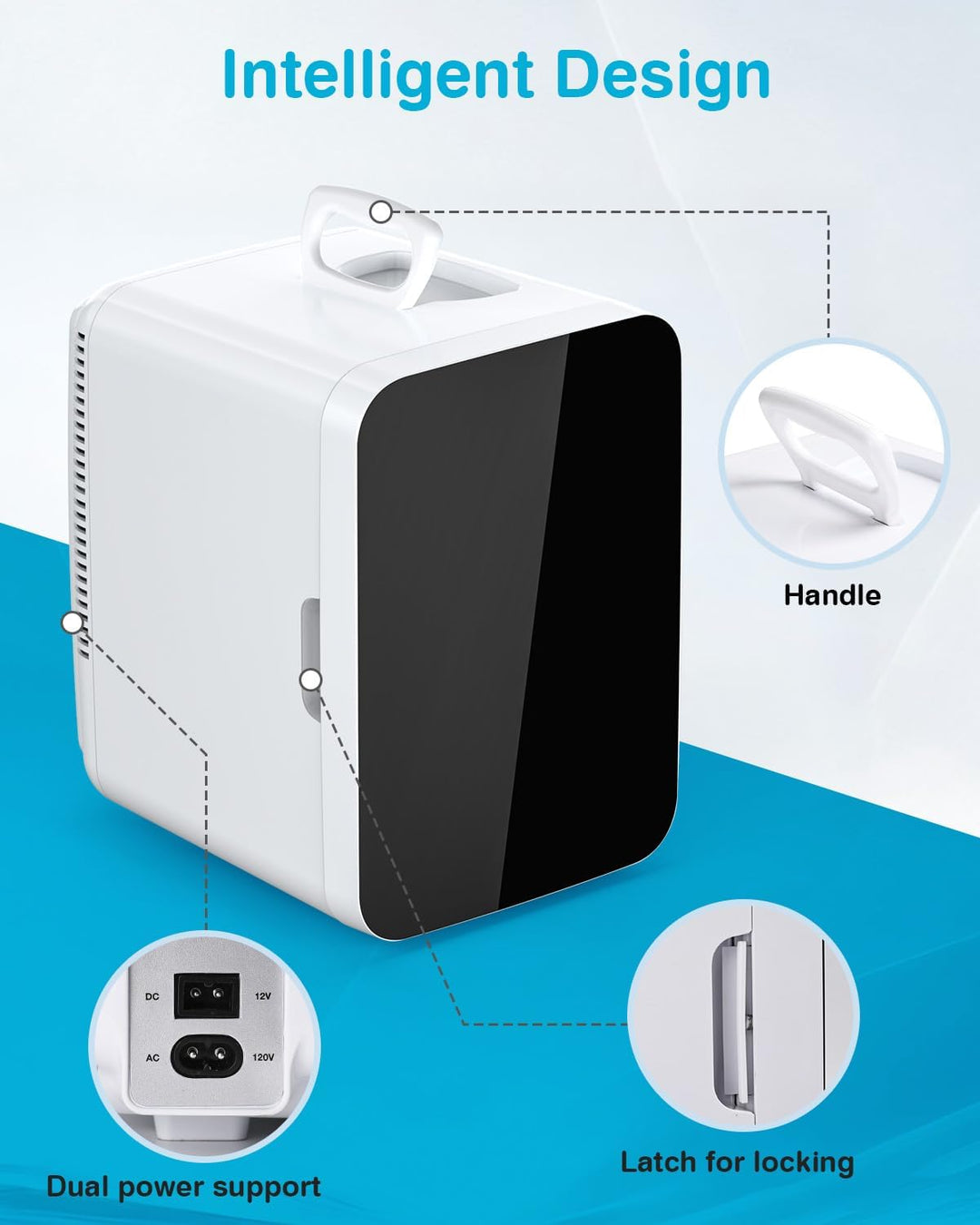 Kismile 10L Compact Mini Fridge F3410 - Kismile