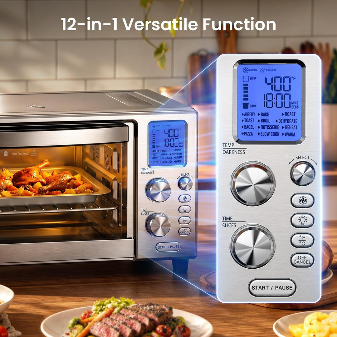 Kismile 12-in-1 Air Fryer Toaster Oven Combo 24122KAF0 - Kismile
