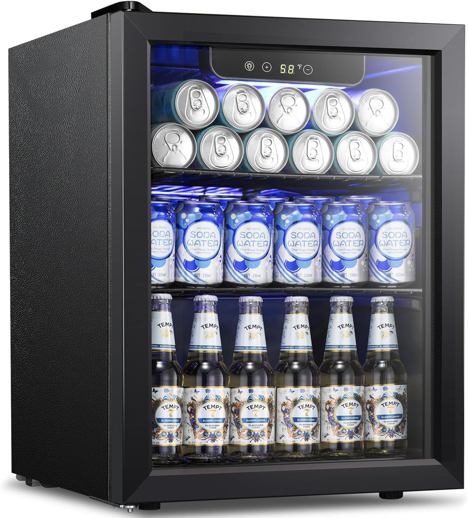 Kismile 1.7 Cu.ft Beverage Refrigerator and Cooler W5848H - Kismile