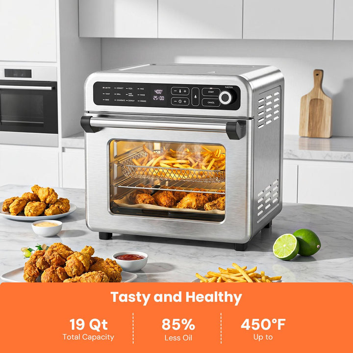 Kismile 19QT Air Fryer Toaster Oven Combo 93184KAF1 - Kismile