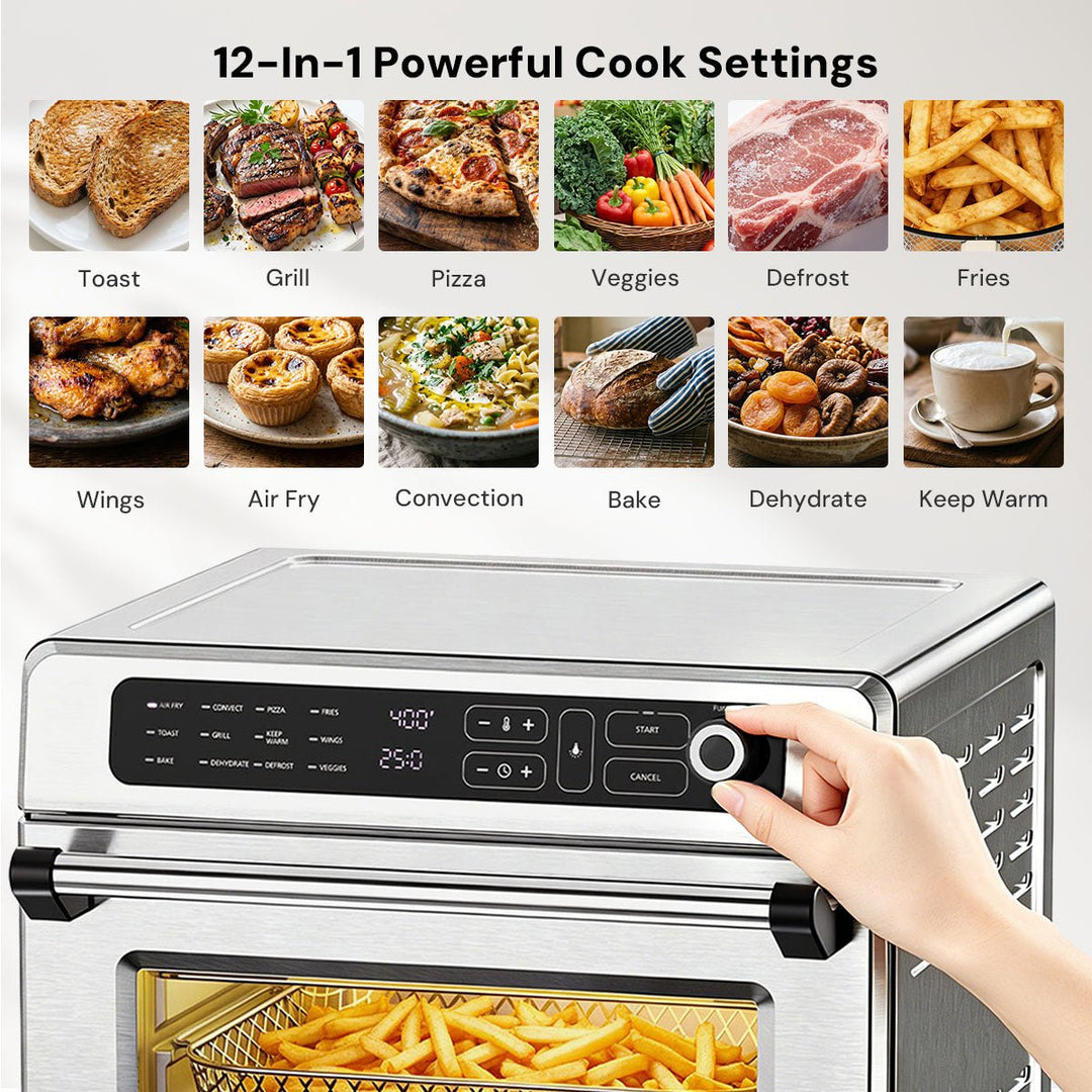 Kismile 19QT Air Fryer Toaster Oven Combo 93184KAF1 - Kismile