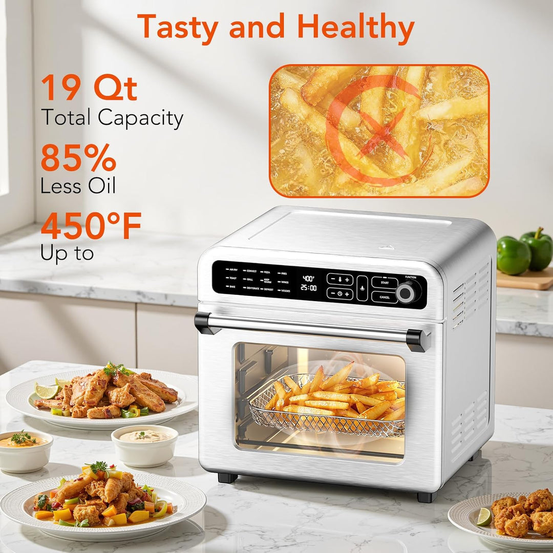 Kismile 19QT Air Fryer Toaster Oven Combo 93184KAF1 - Kismile