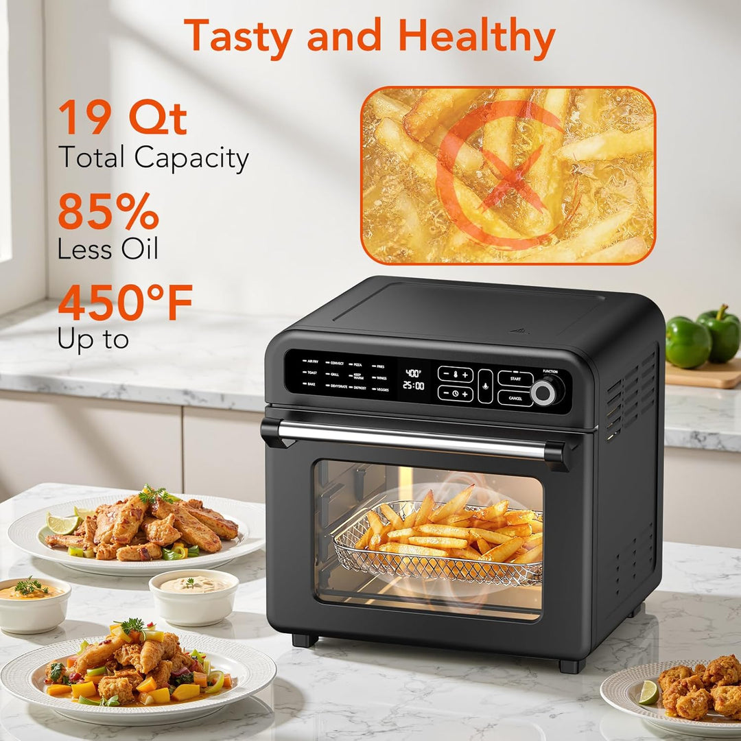 Kismile 19QT Air Fryer Toaster Oven Combo 93184KAF1 - Kismile