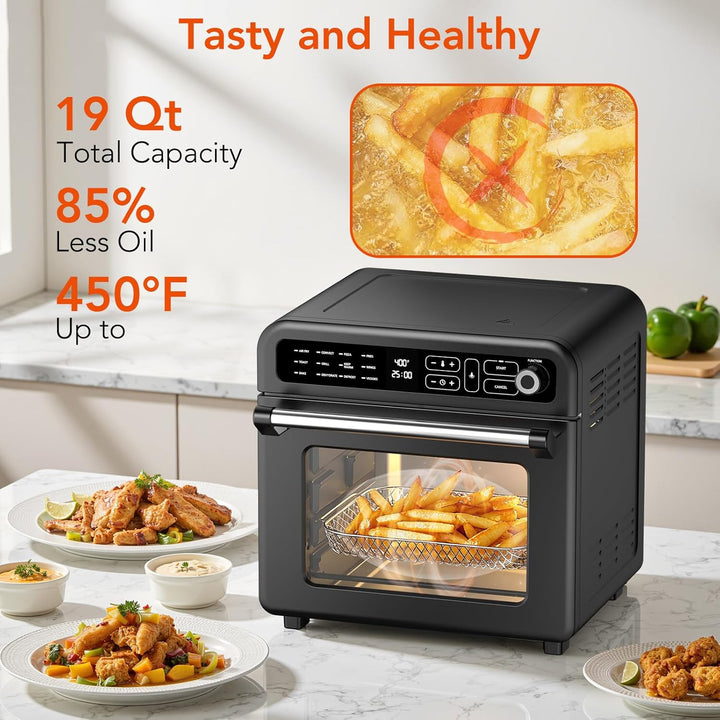 Kismile 19QT Air Fryer Toaster Oven Combo 93184KAF1 - Kismile
