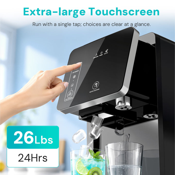 Kismile 2-in-1 Ice Maker and Cold Water Dispenser 58312RIM0 - Kismile