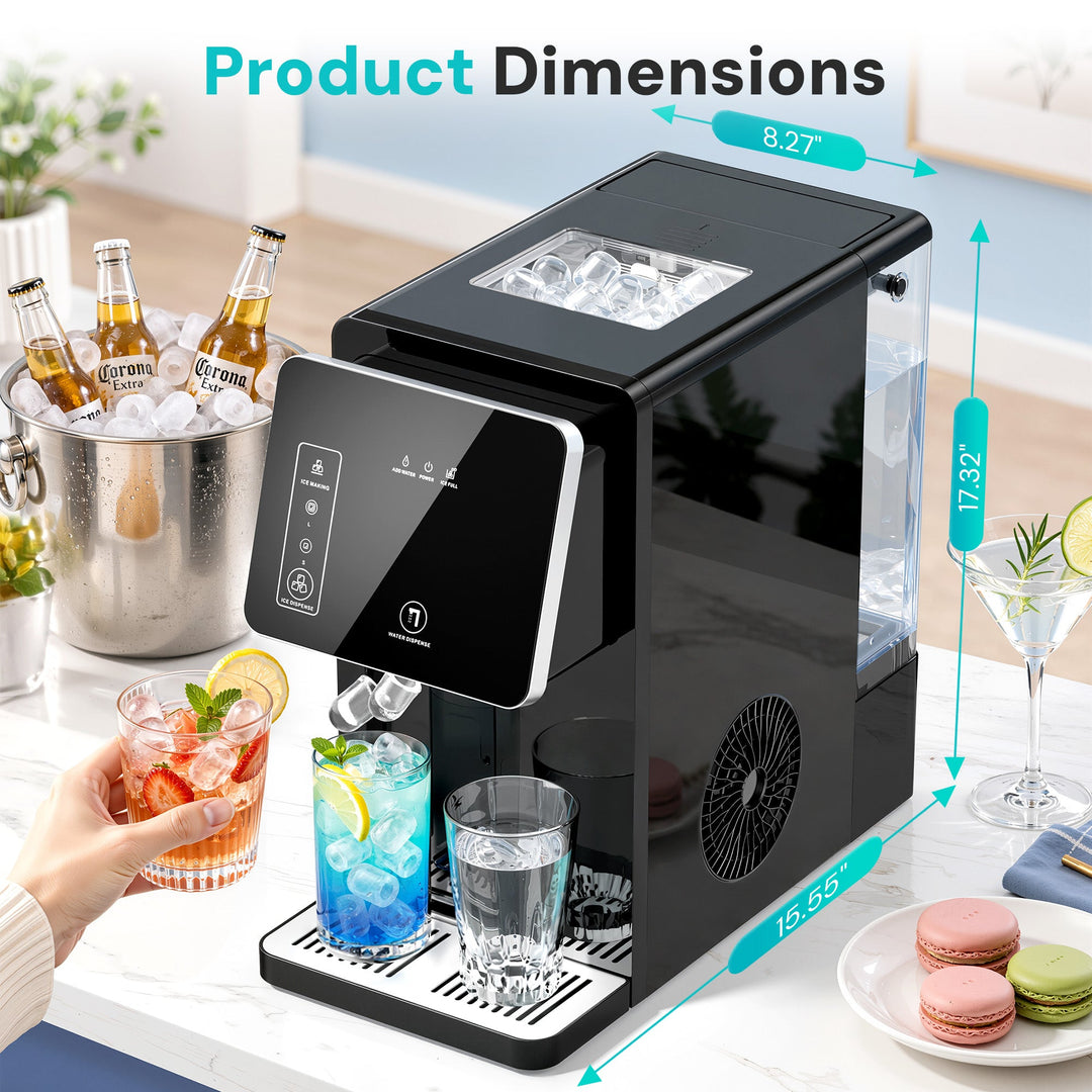 Kismile 2-in-1 Ice Maker and Cold Water Dispenser 58312RIM0 - Kismile