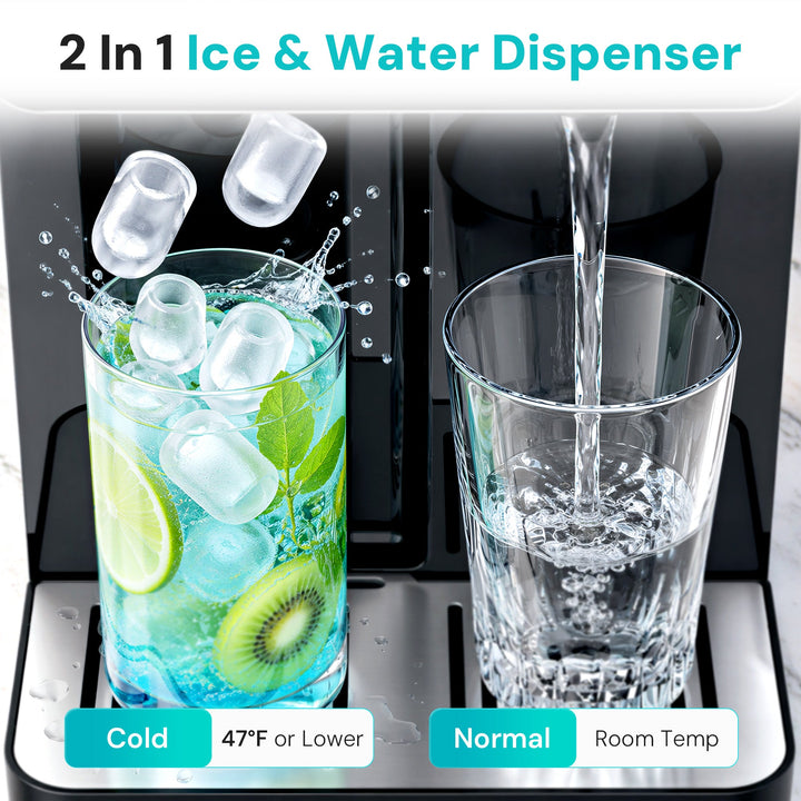 Kismile 2-in-1 Ice Maker and Cold Water Dispenser 58312RIM0 - Kismile