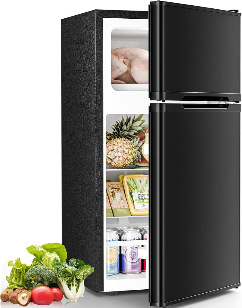 Kismile 2.45 Cu.Ft Mini Fridge with Freezer RE5870 - Kismile