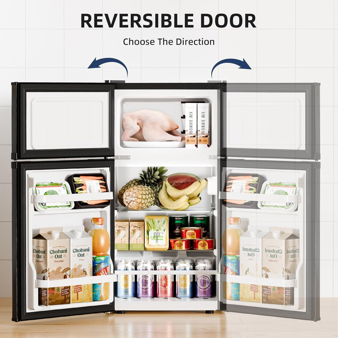 Kismile 2.45 Cu.Ft Mini Fridge with Freezer RE5870 - Kismile