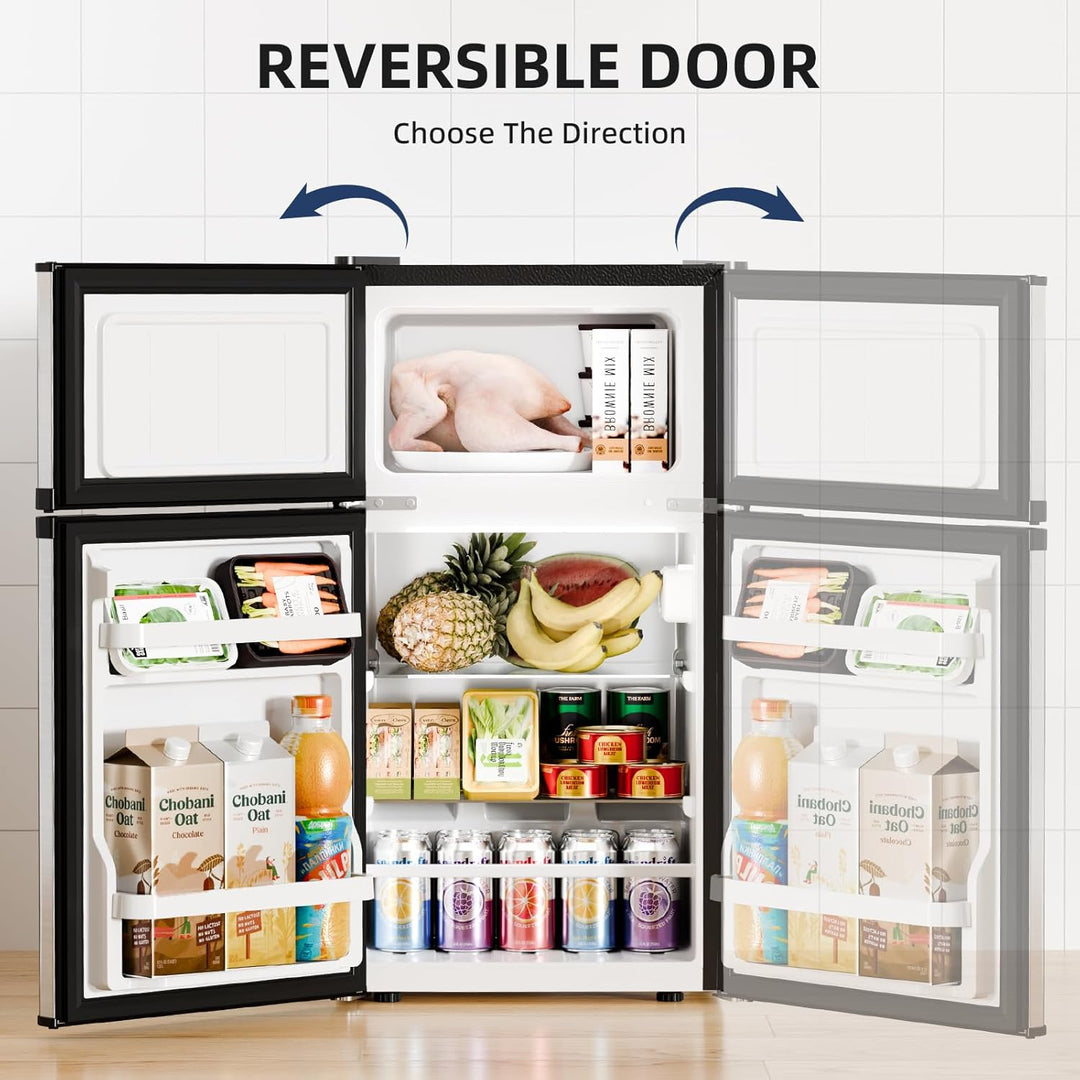 Kismile 2.45 Cu.Ft Mini Fridge with Freezer RE5870 - Kismile