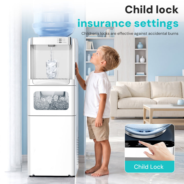 Kismile 3 in 1 Water Cooler Dispenser with Ice Maker WD5815 - Kismile