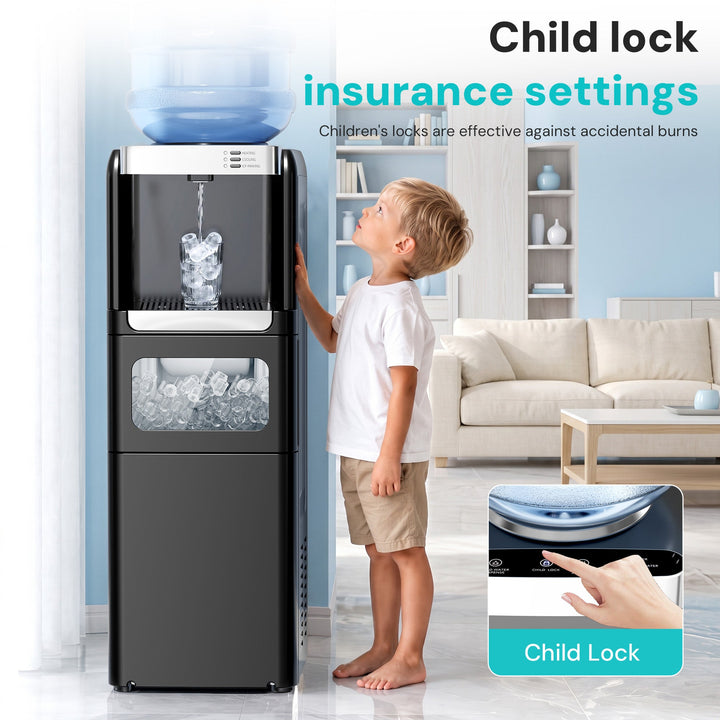 Kismile 3 in 1 Water Cooler Dispenser with Ice Maker WD5815 - Kismile