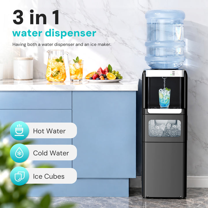 Kismile 3 in 1 Water Cooler Dispenser with Ice Maker WD5815 - Kismile