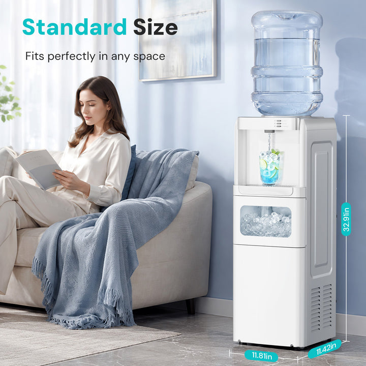 Kismile 3 in 1 Water Cooler Dispenser with Ice Maker WD5815 - Kismile