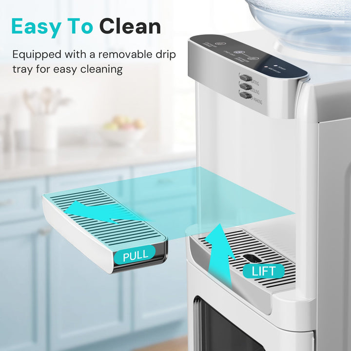 Kismile 3 in 1 Water Cooler Dispenser with Ice Maker WD5815 - Kismile