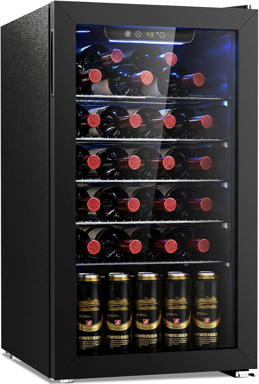 Kismile 3.1 Cu.Ft Wine Cooler Freestanding Wine Cellar WC5891 - Kismile