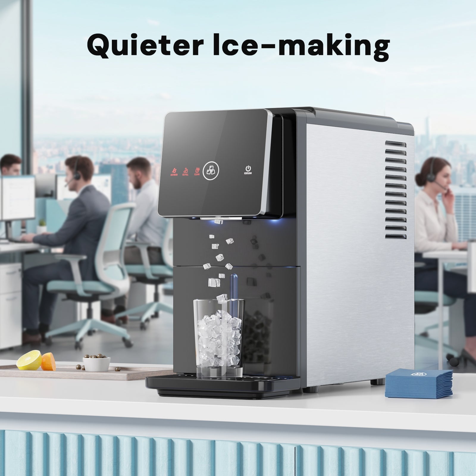 Kismile Countertop Nugget Ice Maker 58015RIM0 - Kismile