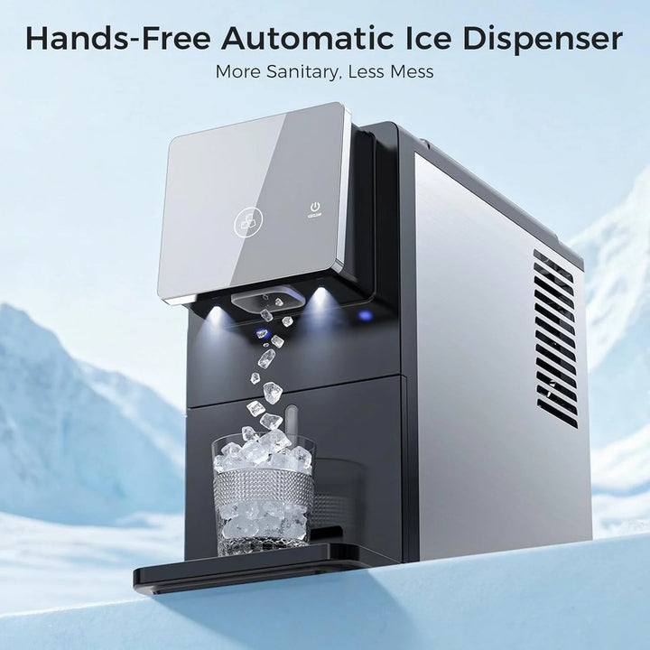 Kismile 33lbs Countertop Nugget Ice Maker 58015RIM0 - BLACK - Kismile
