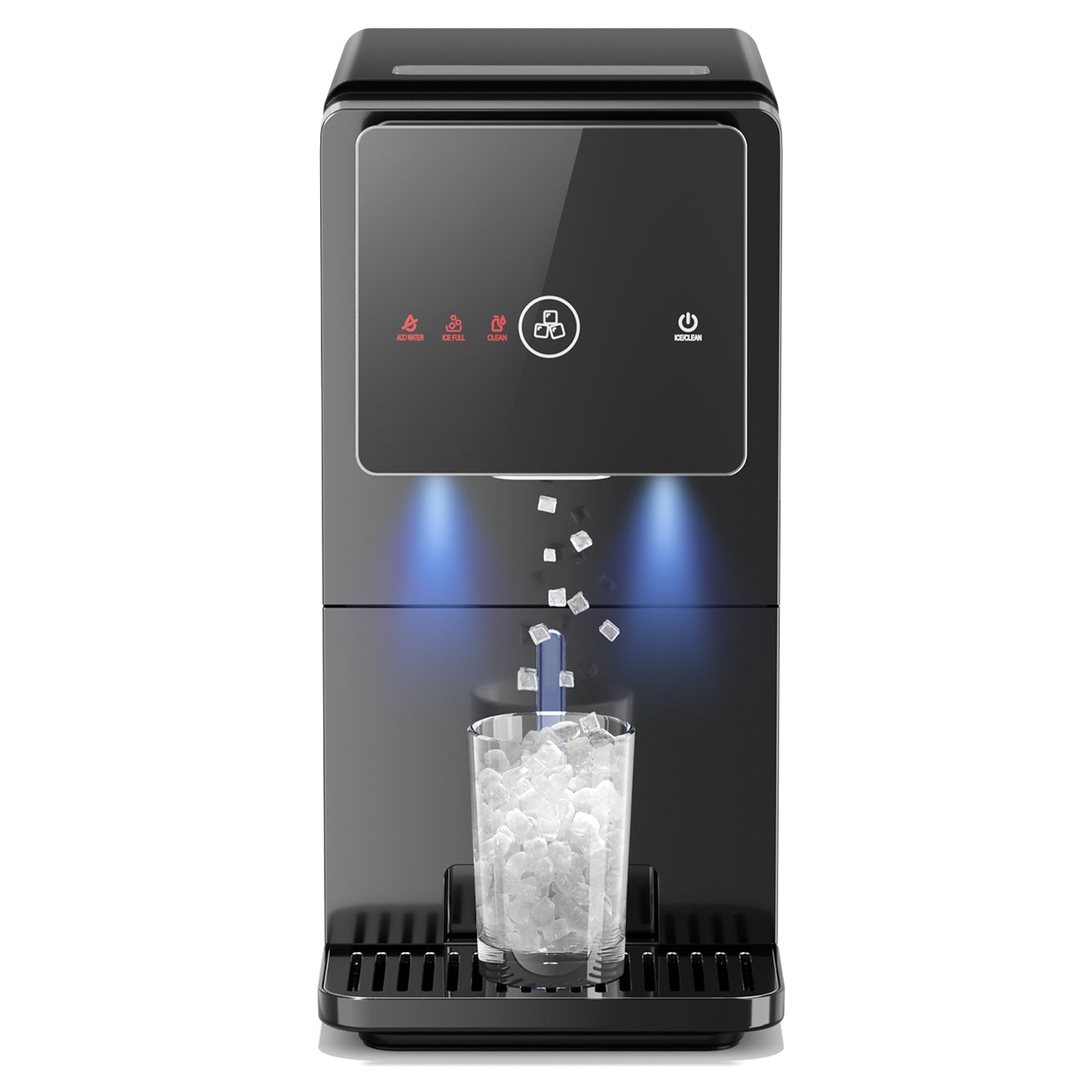 Kismile 33lbs Countertop Nugget Ice Maker 58015RIM0-BLACK - Kismile