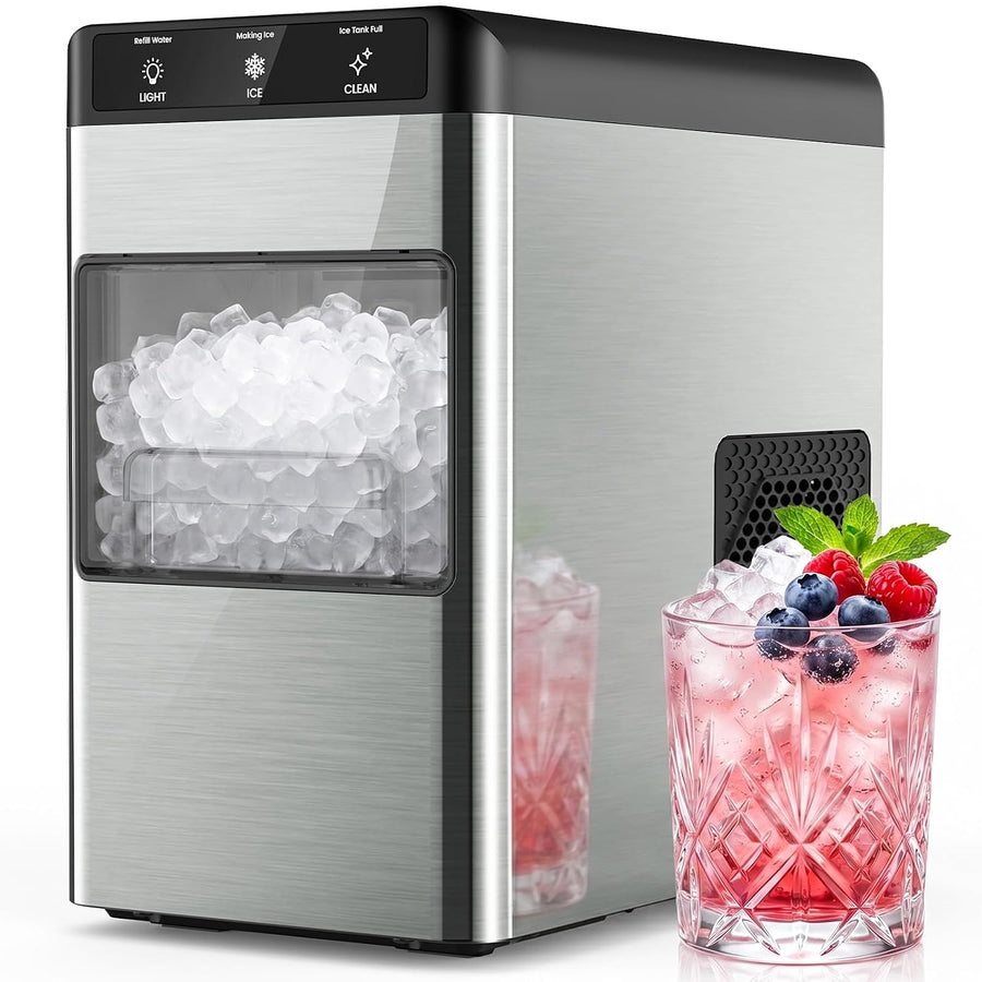 Kismile 34 lbs/24H Countertop Nugget Ice Maker Z3424SN - Kismile