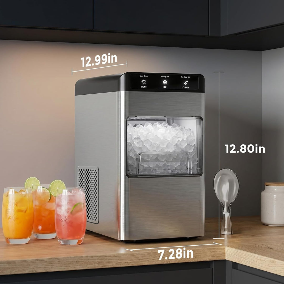 Kismile 34 lbs/24H Countertop Nugget Ice Maker Z3424SN - Kismile