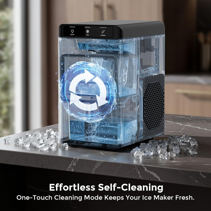 Kismile 34 lbs/24H Countertop Nugget Ice Maker Z3424SN - Kismile