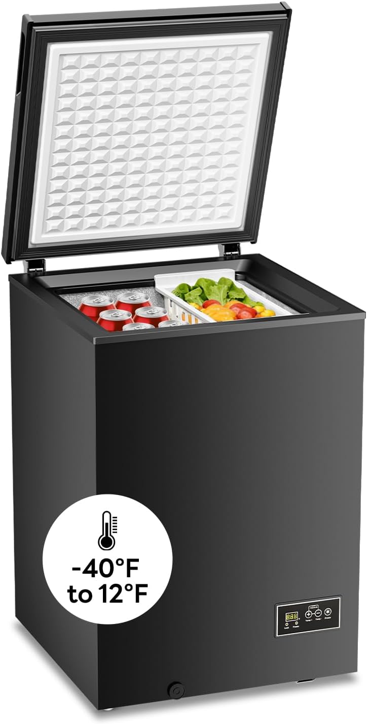 Kismile 3.5 Cu. Ft Chest Freezer 58090RFR0 - Kismile