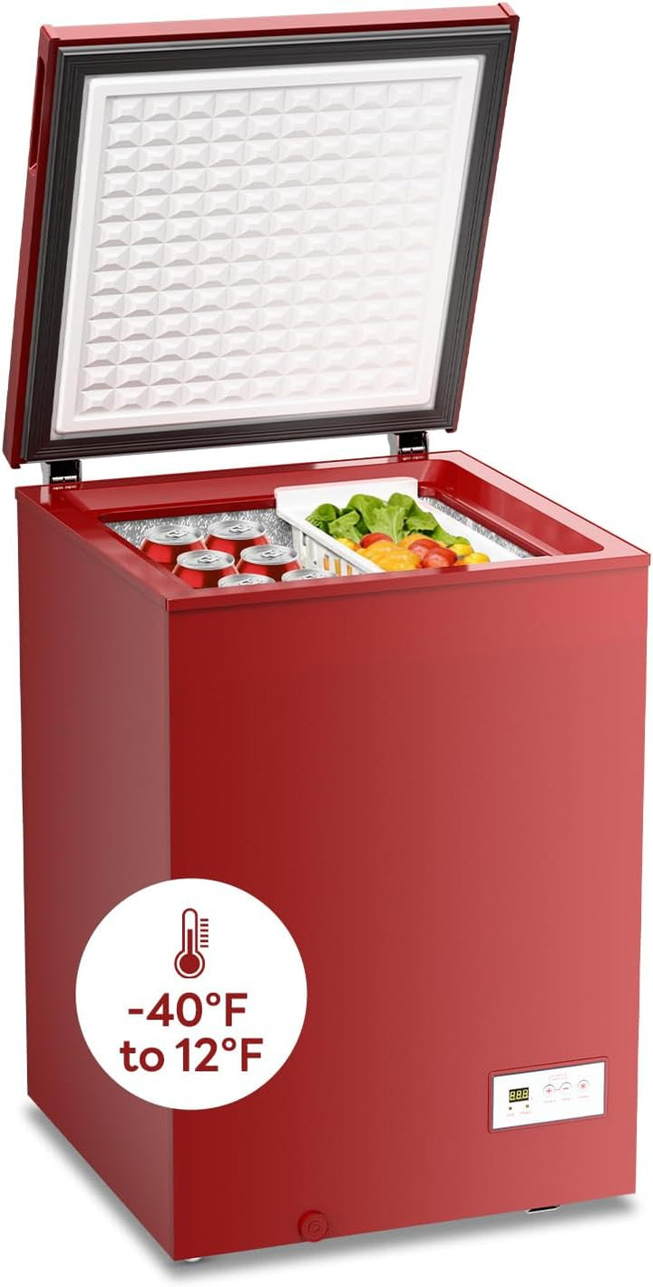 Kismile 3.5 Cu. Ft Chest Freezer 58090RFR0 - Kismile