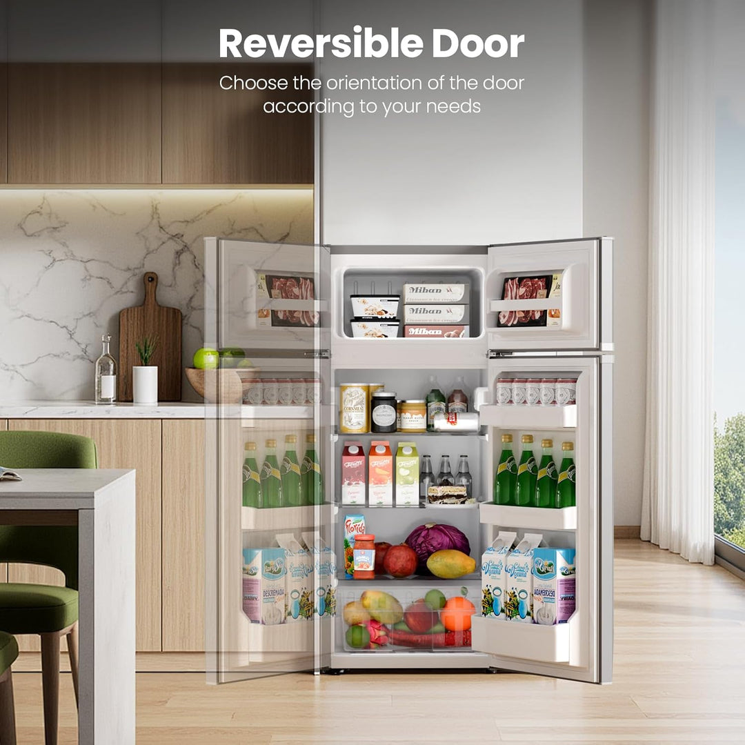 Kismile 4.5 Cu.Ft Mini Fridge with Freezer 58127RRE0 - Kismile