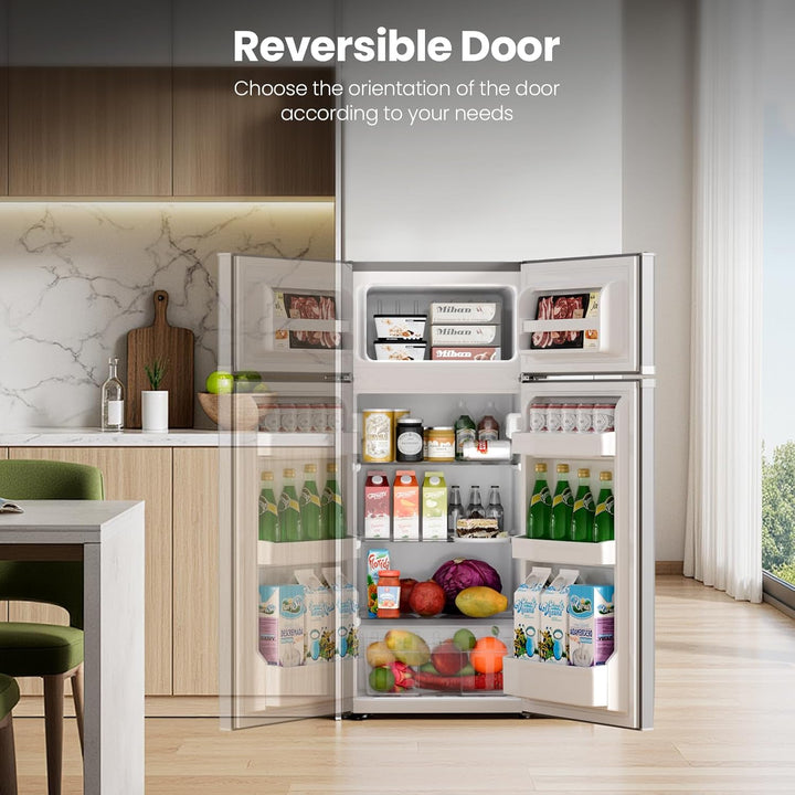 Kismile 4.5 Cu.Ft Mini Fridge with Freezer 58127RRE0 - Kismile