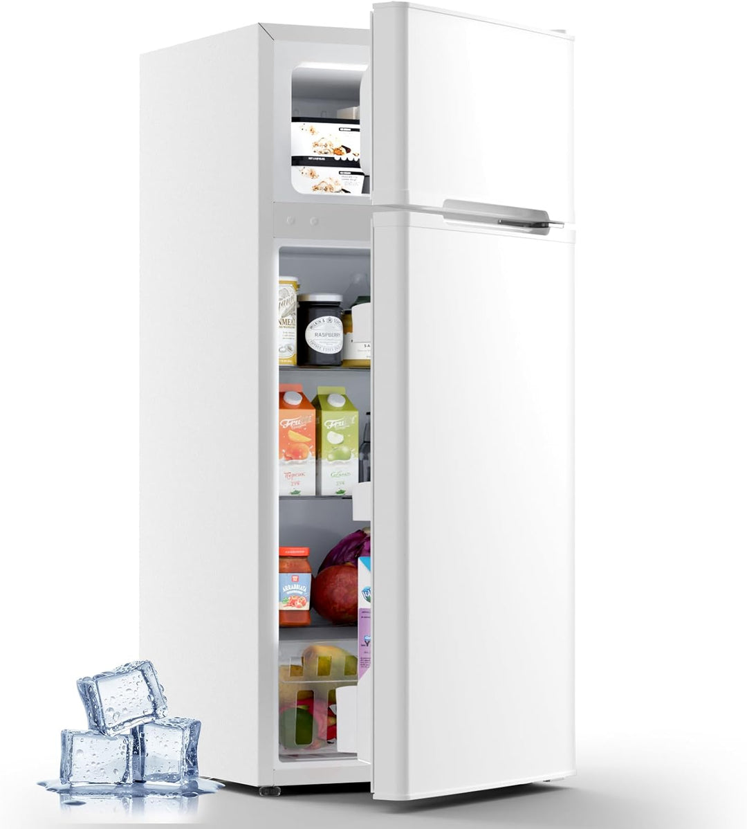 Kismile 4.5 Cu.Ft Mini Fridge with Freezer 58127RRE0 - Kismile