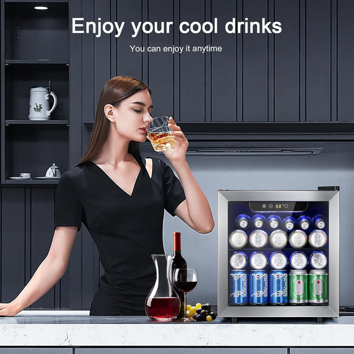 Kismile 48 Can Beverage Refrigerator 58036RWC0 - Kismile