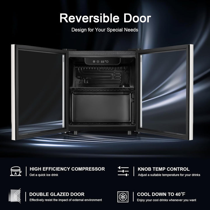 Kismile 48 Can Beverage Refrigerator 58036RWC0 - Kismile