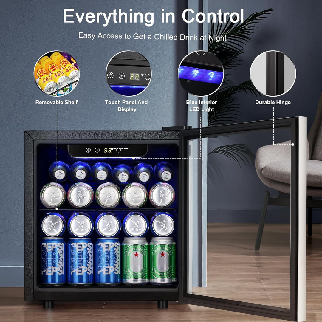 Kismile 48 Can Beverage Refrigerator 58036RWC0 - Kismile