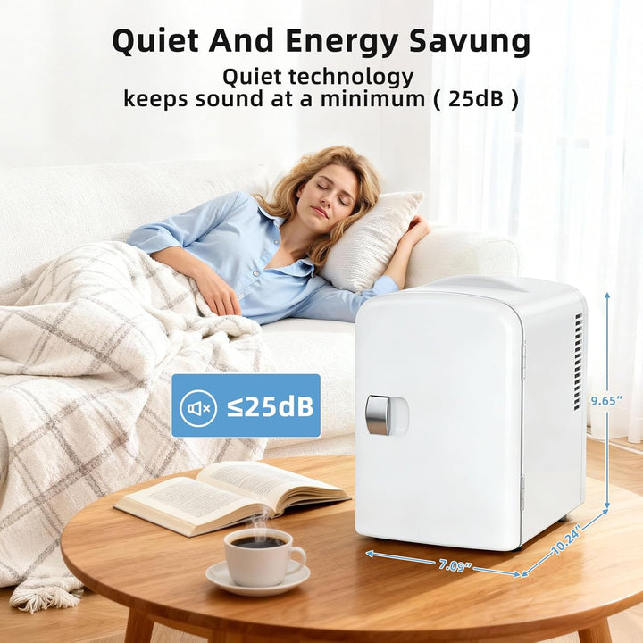 Kismile 4L/6 Can Portable Mini Fridge MF3425 - Kismile