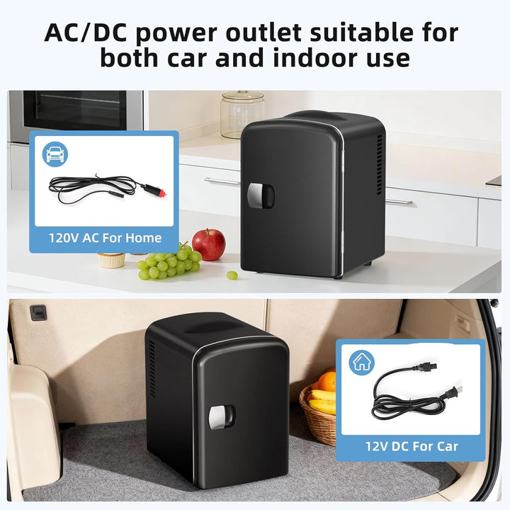 Kismile 4L/6 Can Portable Mini Fridge MF3425 - Kismile