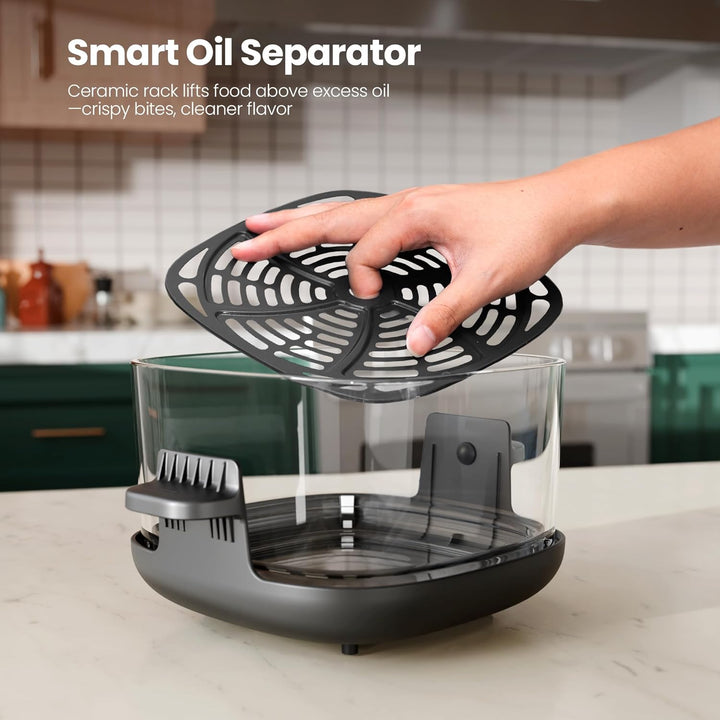 Kismile 5 - in - 1 Portable Glass Air Fryer K8126 - Kismile