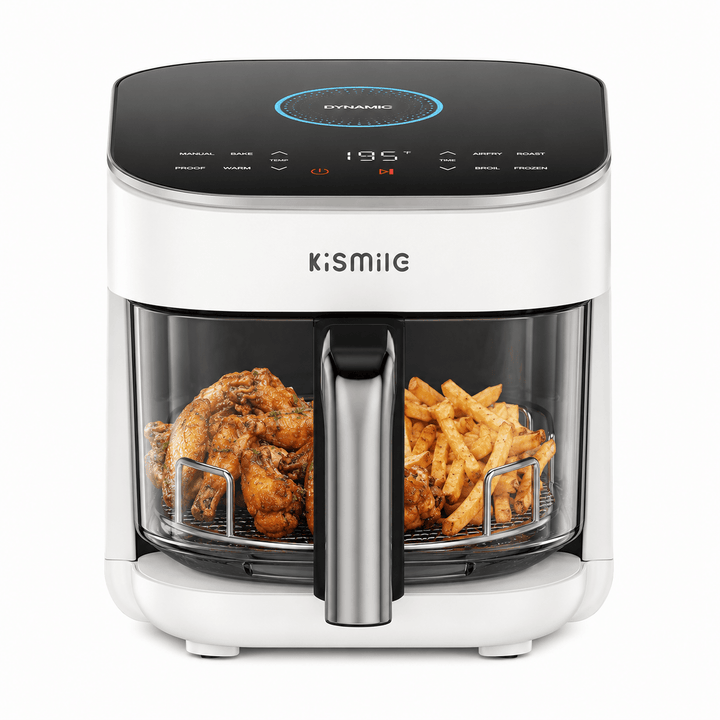 Kismile 8-in-1 AREOLUNCE 5 QT Glass Air Fryer AF9310 - Kismile