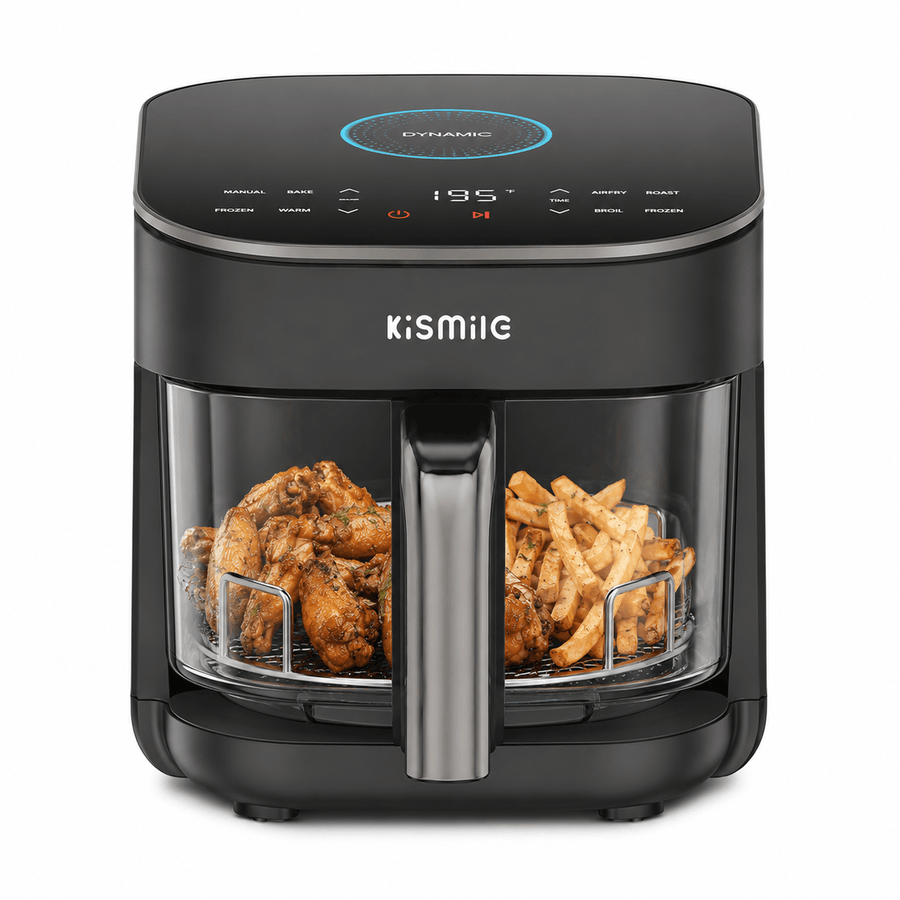 Kismile 8-in-1 AREOLUNCE 5 QT Glass Air Fryer AF9310 - Kismile