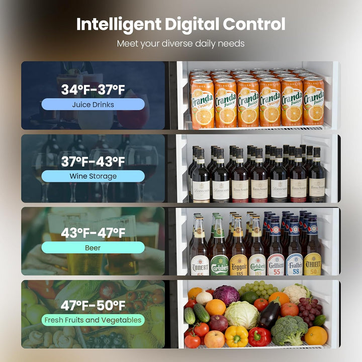 Kismile 9 Cu.Ft Commercial Refrigerator DC58255H1 - Kismile